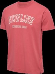 Hummel nwlLOGO T-SHIRT S/S z bawełny organicznej i poliestru z recyklingu. Czerwone t-shirty męskie Hummel, m, bez wzorów, z bawełny, sportowe, bez kołnierzyka. Za 158.50 zł.