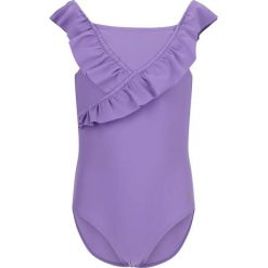 Jednoczęściowy strój kąpielowy dla dziecka Zigzag Tanna. Fioletowe stroje kąpielowe dla dziewczynek Zigzag, bez wzorów. Za 170.50 zł.