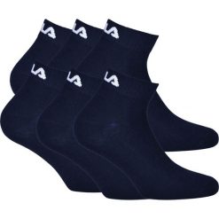 Fila Quarter Skarpety 6-pack Unisex Granat 39-42. Niebieskie skarpety damskie Fila, bez wzorów. Za 163.99 zł.