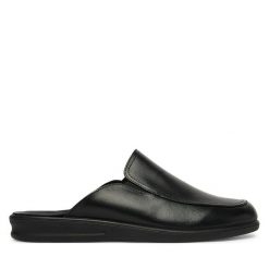 Klapki Josef Seibel. Czarne klapki męskie Josef Seibel. Za 329.99 zł.