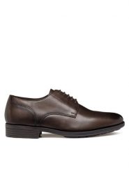 Geox Półbuty U Walk Pleasure F U46H8A 00039 C6009 Brązowy. Brązowe eleganckie półbuty Geox, ze skóry, wizytowe, bez zapięcia. Za 479.99 zł.