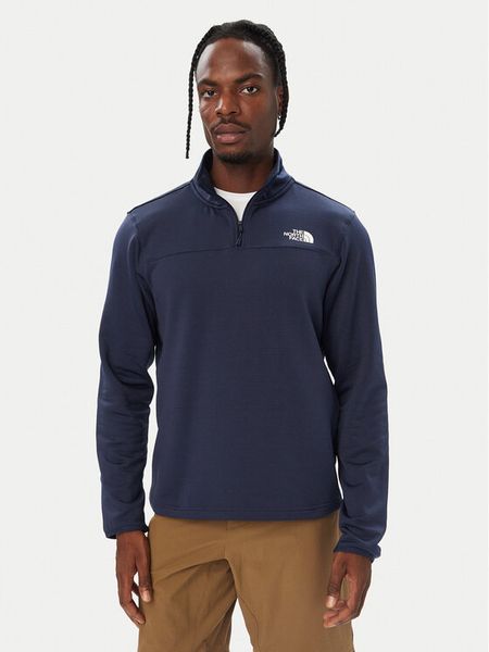 The North Face Polar Cedar Trail NF0A8AZE Granatowy Regular Fit. Niebieskie bluzy męskie The North Face, m, bez wzorów, z polaru, bez kaptura. Za 329.99 zł.