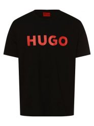 HUGO T-shirt Mężczyźni Dżersej czarny, XXL. Czarne t-shirty męskie Hugo, m, bez wzorów, z dżerseju, bez kołnierzyka. Za 199.95 zł.