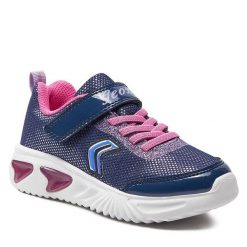 Sneakersy Geox. Zielone trampki i tenisówki chłopięce Geox, bez wzorów, bez zapięcia. Za 319.99 zł.