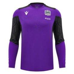 Koszulka treningowa z długim rękawem Glasgow Warriors Light 2024/25. Fioletowe koszulki sportowe męskie Macron, bez wzorów, bez kołnierzyka, bez ramiączek, do koszykówki. Za 239.50 zł.