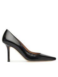 BOSS Szpilki Charlize 50548509 Czarny. Czarne szpilki damskie Boss, bez wzorów, ze skóry, bez obcasa, bez zapięcia. Za 1,119.00 zł.