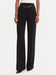 Marciano Guess Spodnie materiałowe 5YGB01 7357A Czarny Regular Fit. Czarne spodnie materiałowe damskie Marciano Guess, z aplikacjami, z materiału. Za 669.99 zł.