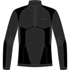 Koszulka z długim rękawem Falke Warm. Czarne koszulki sportowe męskie Falke, xl, bez wzorów, z dzianiny, bez kołnierzyka, bez ramiączek, na golfa. Za 369.00 zł.