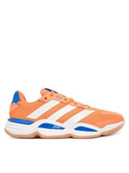Adidas Buty halowe Stabil 16 Indoor JP7274 Pomarańczowy. Brązowe buty sportowe męskie Adidas, z materiału, bez zapięcia. Za 509.99 zł.
