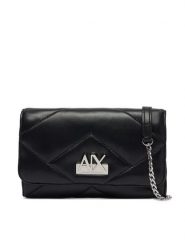 Armani Exchange Torebka XW000358 AF26568 UC001 Czarny. Czarne torebki do ręki damskie Armani Exchange, bez wzorów, ze skóry, wizytowe, bez dodatków. Za 454.99 zł.