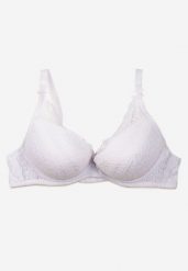 Biały Biustonosz z Efektem Push Up Quinata. Białe biustonosze Renee, bez wzorów. Za 39.99 zł.