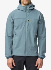 Kurtka softshell męska Fjallraven Bergtagen Stretch Jacket. Niebieskie kurtki męskie Fjällräven, m, bez wzorów, z materiału, bez kaptura. Za 1,072.49 zł.