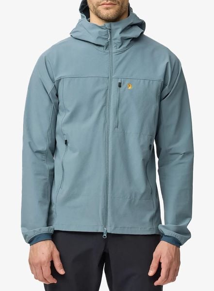 Kurtka softshell męska Fjallraven Bergtagen Stretch Jacket. Niebieskie kurtki męskie Fjällräven, m, bez wzorów, z materiału, bez kaptura. Za 1,088.99 zł.