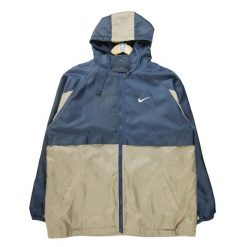 Second life - Parka męska Made in USA granatowa - Stan dobry. Niebieskie kurtki męskie Nike, na zimę, m, bez wzorów, bez kaptura. Za 135.32 zł.
