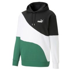 Bluza treningowa męska Puma Power Cat Hoodie. Czarne bluzy męskie Puma, bez zapięcia, na fitness i siłownię. W wyprzedaży za 227.90 zł.