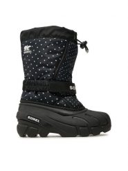 Sorel Śniegowce Flurry™ Print 2114091010 Czarny. Czarne buty zimowe dziewczęce Sorel, z materiału, bez zapięcia. Za 209.99 zł.