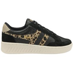 Damskie zamszowe buty sportowe Gola Superslam Blaze II. Czarne obuwie sportowe damskie Gola, bez wzorów, z materiału. Za 453.50 zł.