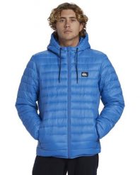 Kurtka ocieplająca dla Mężczyzn SCALY Niebieski. Niebieskie kurtki męskie Quiksilver, m, bez wzorów, z materiału, z kapturem. Za 449.00 zł.