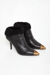 Botki damskie skórzane Lucy 25 PINKO. Botki damskie Pinko, bez obcasa, bez zapięcia. Za 1,349.00 zł.