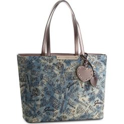 Torebka GUESS - HWDG66 93230 DEN. Niebieskie torebki do ręki damskie Guess, z materiału. Za 589.00 zł.