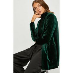 Answear - Żakiet Heritage. Zielone żakiety damskie ANSWEAR, l, bez wzorów, z dzianiny, casualowe. W wyprzedaży za 159.90 zł.