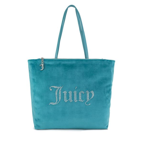 Torebka Juicy Couture. Niebieskie torebki do ręki damskie Juicy Couture, bez wzorów, klasyczne, bez dodatków. Za 439.99 zł.
