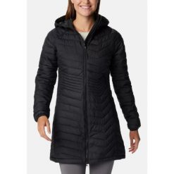 Columbia Powder Lite, Czarny, S. Czarne kurtki sportowe damskie Columbia, s, bez wzorów, z puchu, bez kaptura, trekkingowe. W wyprzedaży za 580.75 zł.