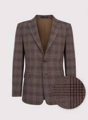 PAKO LORENTE – Marynarka męska P22WP-3X-031-D-S. Brązowe marynarki męskie Pako Lorente, bez wzorów, z wełny, casualowe. Za 399.99 zł.