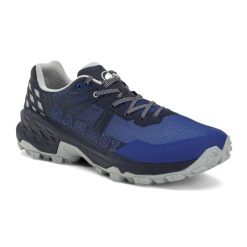 Buty trekkingowe męskie Mammut Sertig II Low GTX. Niebieskie trekkingi męskie Mammut, trekkingowe, gore-tex. Za 595.55 zł.