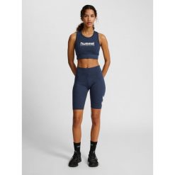 Szorty damskie Hummel Pulse Logo MW. Niebieskie obuwie sportowe damskie Hummel, bez wzorów, na fitness i siłownię. Za 121.00 zł.