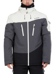 Kurtka narciarska męska Fundango Privet Allmountain. Brązowe kurtki snowboardowe męskie Fundango, m, bez wzorów, z materiału, długie, bez kaptura, narciarskie. Za 639.00 zł.