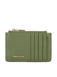Gino Rossi Portfel QYL0022 Zielony. Zielone portfele damskie Gino Rossi, bez wzorów, z poliesteru. Za 49.99 zł.