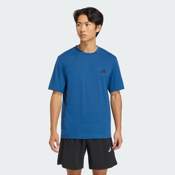 KOSZULKA WORKOUT ESSENTIALS FEELREADY. Niebieskie buty sportowe męskie Adidas, l, bez wzorów, z bawełny, bez kołnierzyka, bez ramiączek, na fitness i siłownię, climacool (adidas). Za 121.50 zł.