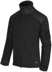 Helikon-Tex Bluza LIBERTY - Double Fleece - Czarna. Czarne bluzy męskie HELIKON-TEX, m, bez wzorów, bez kaptura. Za 236.28 zł.