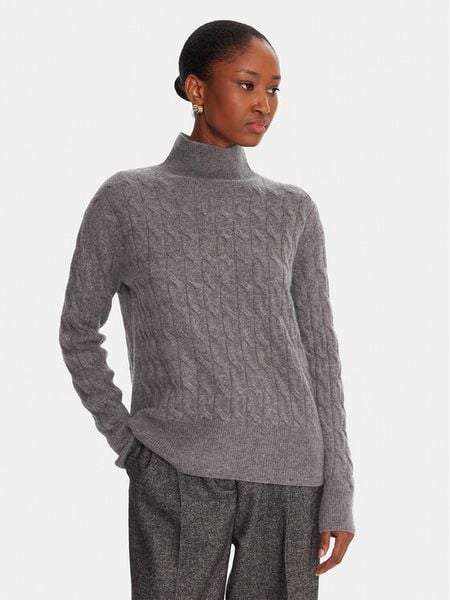 Marella Golf Aero 2523366094 Szary Regular Fit. Szare swetry damskie Marella, xl, bez wzorów, z kaszmiru, bez kołnierzyka, bez ramiączek, bez kaptura. Za 959.99 zł.