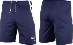 Puma Spodenki męskie Puma teamLIGA granatowe 704924 06 S. Krótkie spodenki sportowe męskie Puma, m, bez wzorów. Za 82.99 zł.