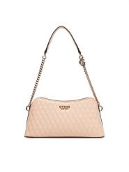 Guess Torebka HWGG9626170 Różowy. Czerwone listonoszki damskie Guess, z aplikacjami, ze skóry, bez dodatków. Za 359.99 zł.