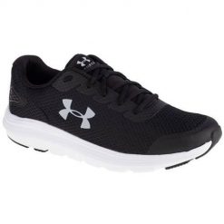 Buty do biegania męskie Under Armour Surge 2. Czarne buty sportowe męskie Under Armour, z materiału, bez zapięcia, do biegania. Za 296.00 zł.