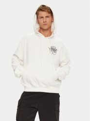 Off-White Bluza OMBB110S23FLE0030110 Biały Regular Fit. Białe bluzy męskie OFF-WHITE, m, bez wzorów, z bawełny, bez kaptura. Za 1,349.00 zł.