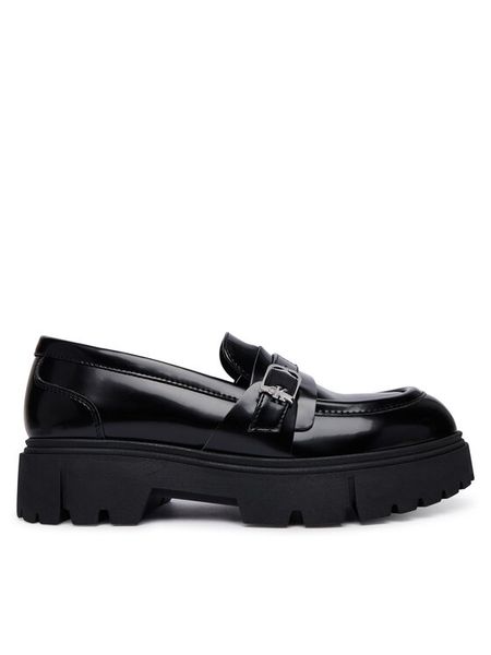 Calvin Klein Loafersy V4A4-83429-0822 D Czarny. Czarne półbuty dziewczęce Calvin Klein, bez wzorów, bez zapięcia. Za 594.99 zł.