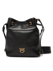 PINKO Torebka Secchiello Mini Al 25-26 104303 A0QO Czarny. Czarne torebki do ręki damskie Pinko, bez wzorów, ze skóry, bez dodatków. Za 1,649.00 zł.