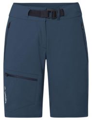 Spodenki turystyczne damskie Vaude Badile Shorts II. Niebieskie szorty damskie Vaude, na lato, s, bez wzorów, z elastanu. Za 389.39 zł.