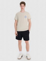 4F Spodenki dresowe męskie - czarne XXL. Czarne krótkie spodenki sportowe męskie 4f, l, bez wzorów, z dresówki. Za 129.99 zł.