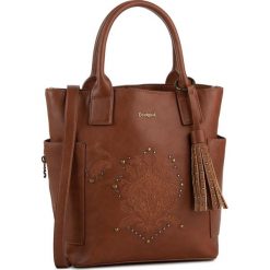 Torebka DESIGUAL - 19WAXPCE 6011. Brązowe torebki do ręki damskie Desigual, bez wzorów, ze skóry, klasyczne, bez dodatków. Za 349.00 zł.