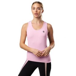Koszulka tank top fitness damska All Star. Czarne koszulki sportowe damskie SIROKO, l, bez wzorów, z materiału, bez kołnierzyka, bez ramiączek, na fitness i siłownię. Za 94.30 zł.