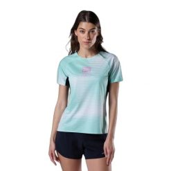 T-shirt damski Rossignol Sapa Ultra. Niebieskie t-shirty damskie Rossignol, bez wzorów, sportowe, bez kołnierzyka. Za 299.99 zł.