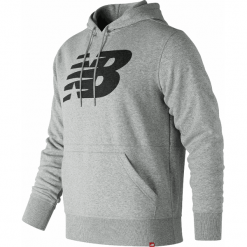 New Balance MT81557AG. Szare bluzy męskie marki New Balance, prążkowane. W wyprzedaży za 159.99 zł.