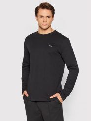 Hugo Longsleeve Derol222 50466159 Czarny Regular Fit. Czarne bluzki z długim rękawem męskie Hugo, m, bez wzorów, z bawełny, bez kołnierzyka. Za 139.99 zł.