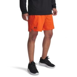 Tkane szorty Under Armour Vanish. Brązowe krótkie spodenki sportowe męskie Under Armour, bez wzorów, do biegania. Za 240.50 zł.