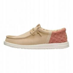 HeyDude Męskie Mokasyny Wally Funk Summer Stitch. Brązowe mokasyny męskie Hey dude, z materiału. Za 259.00 zł.